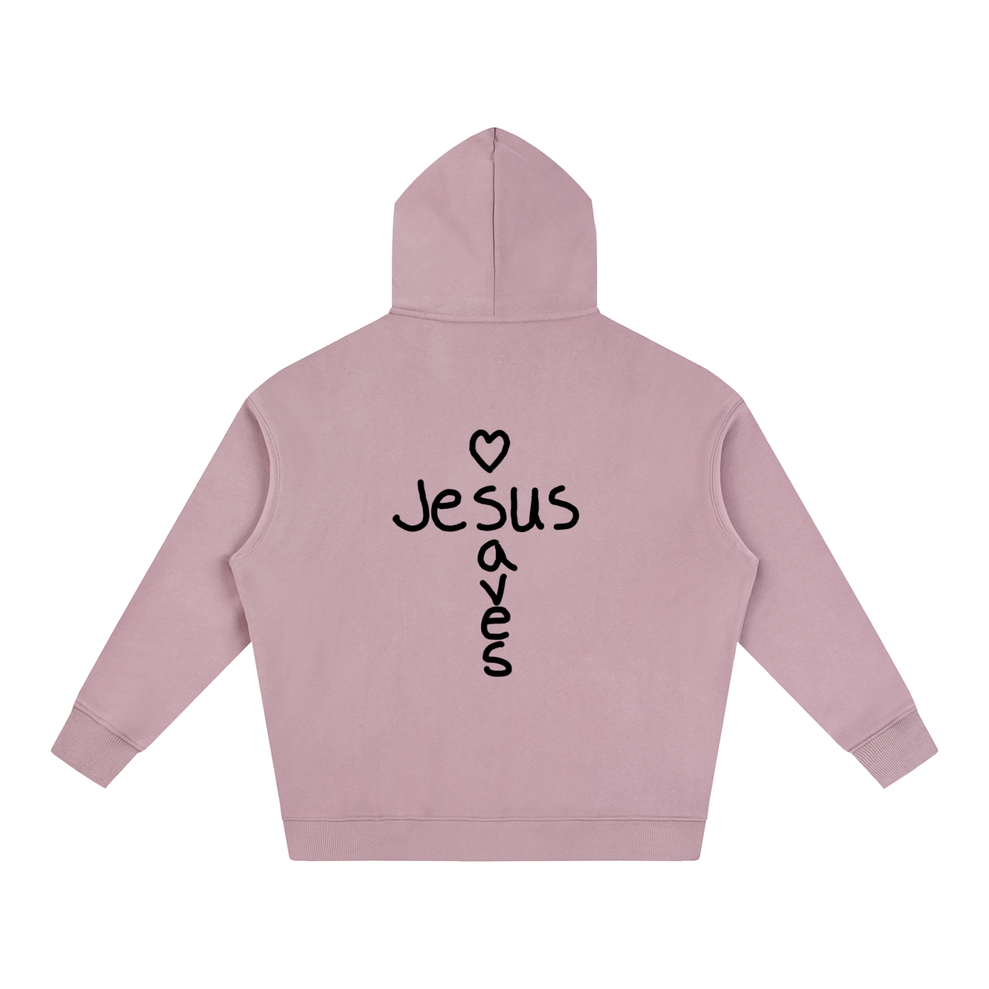 Jesus saves hoodie (black print)